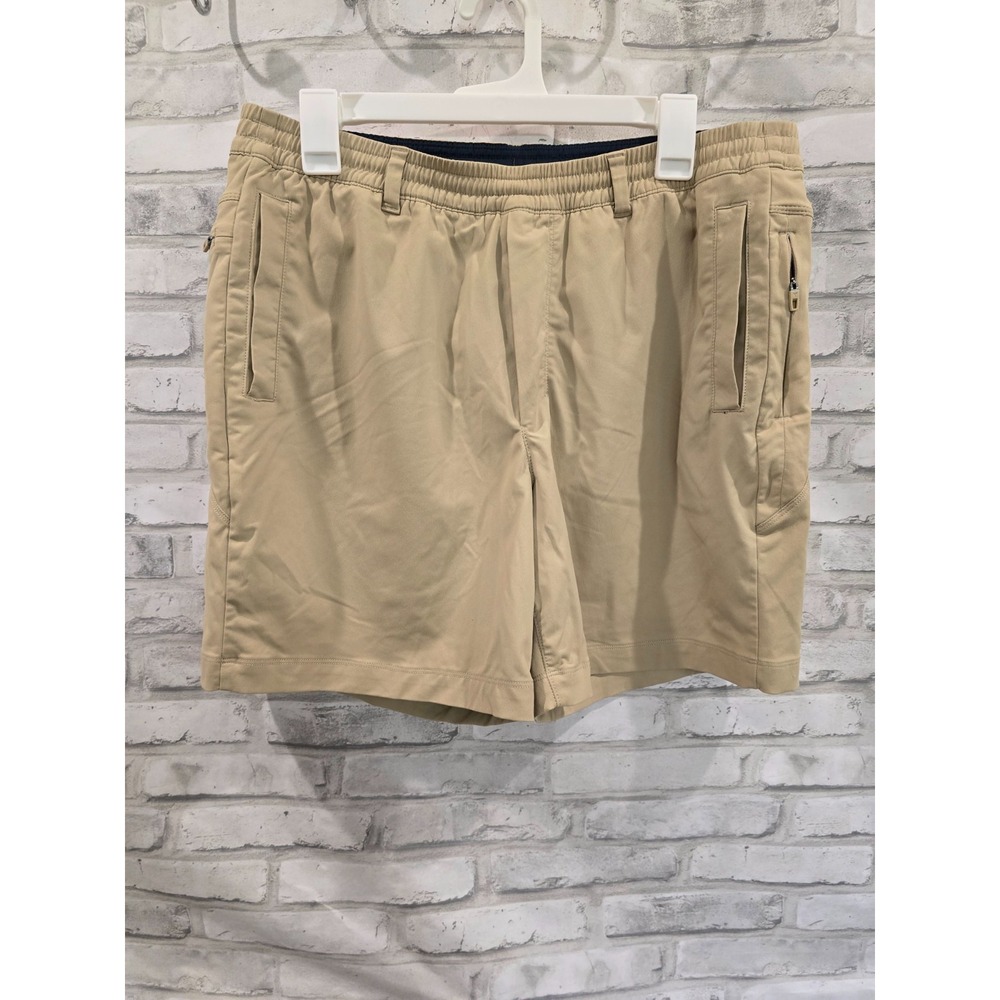 Birddogs Classic Original 6" Twill Shorts XL Cream Beige Khaki Elastic Spandex